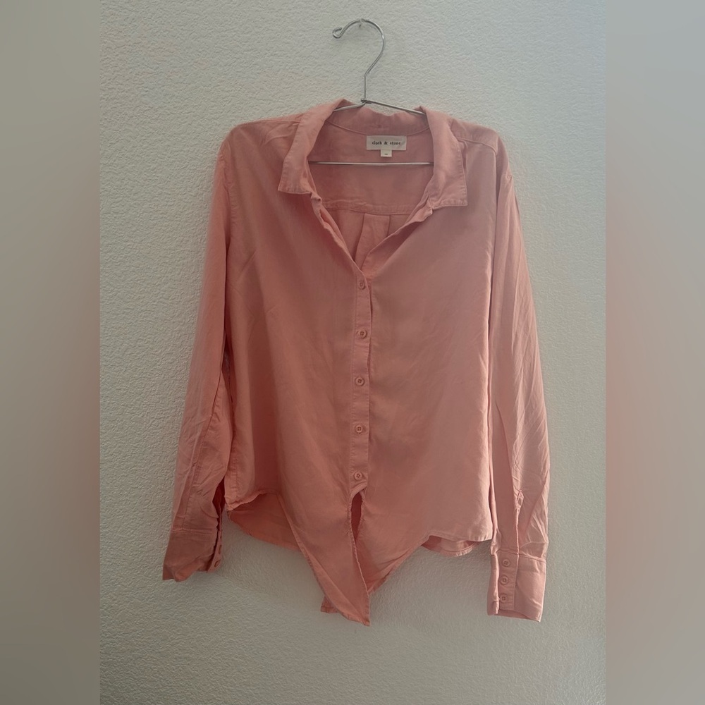 Cloth & Stone blouse Long Sleeve size M